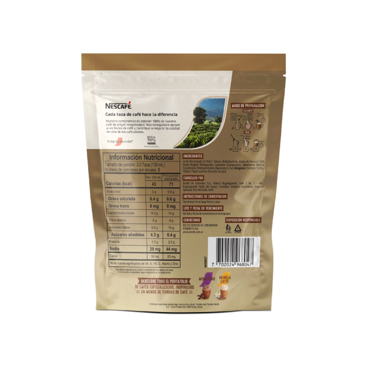 NESCAFE - Nescafé Cappuccino Original 144gr