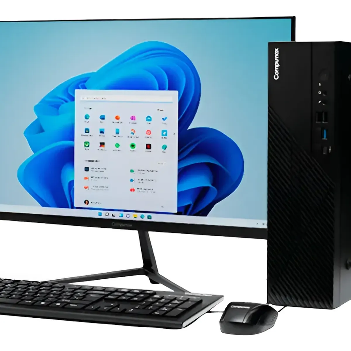 COMPUMAX - PC DE ESCRITORIO COMPUMAX INTEL CORE I5-12400 16GB 500GB + MONITOR 24 FHD