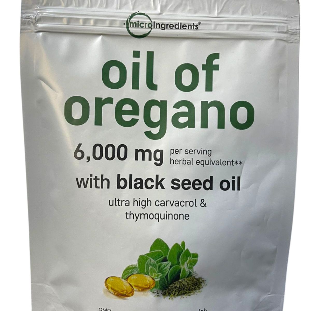 GENERICO - Extracto Aceite Oregano 6000 capsulas