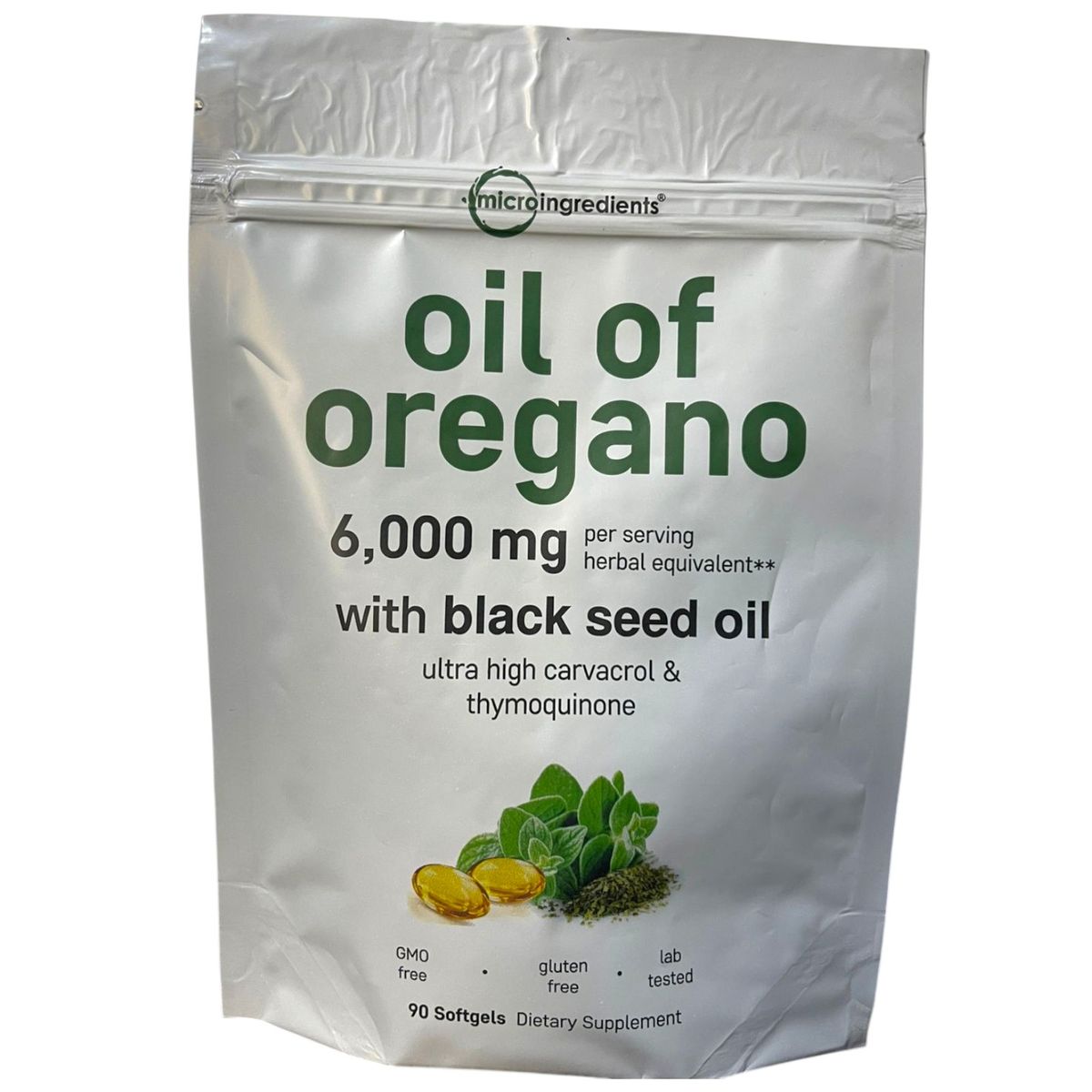 GENERICO - Extracto Aceite Oregano 6000 capsulas