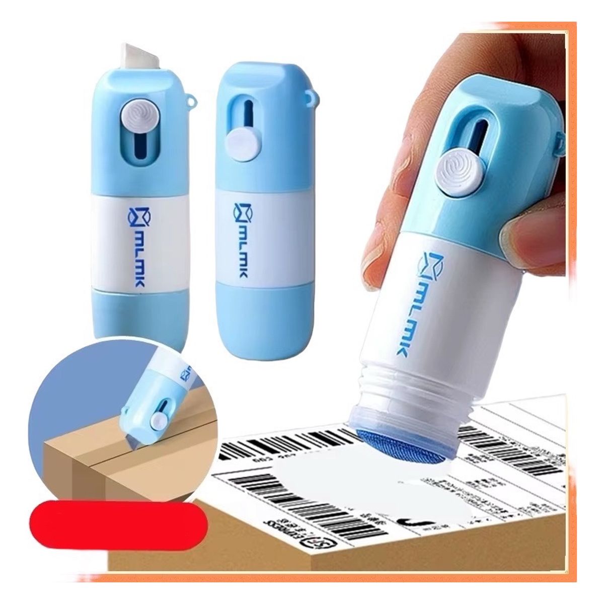 GENERICO - Borrador Etiquetas Termicas Y Birturi Abrir Cajas 2 En 1