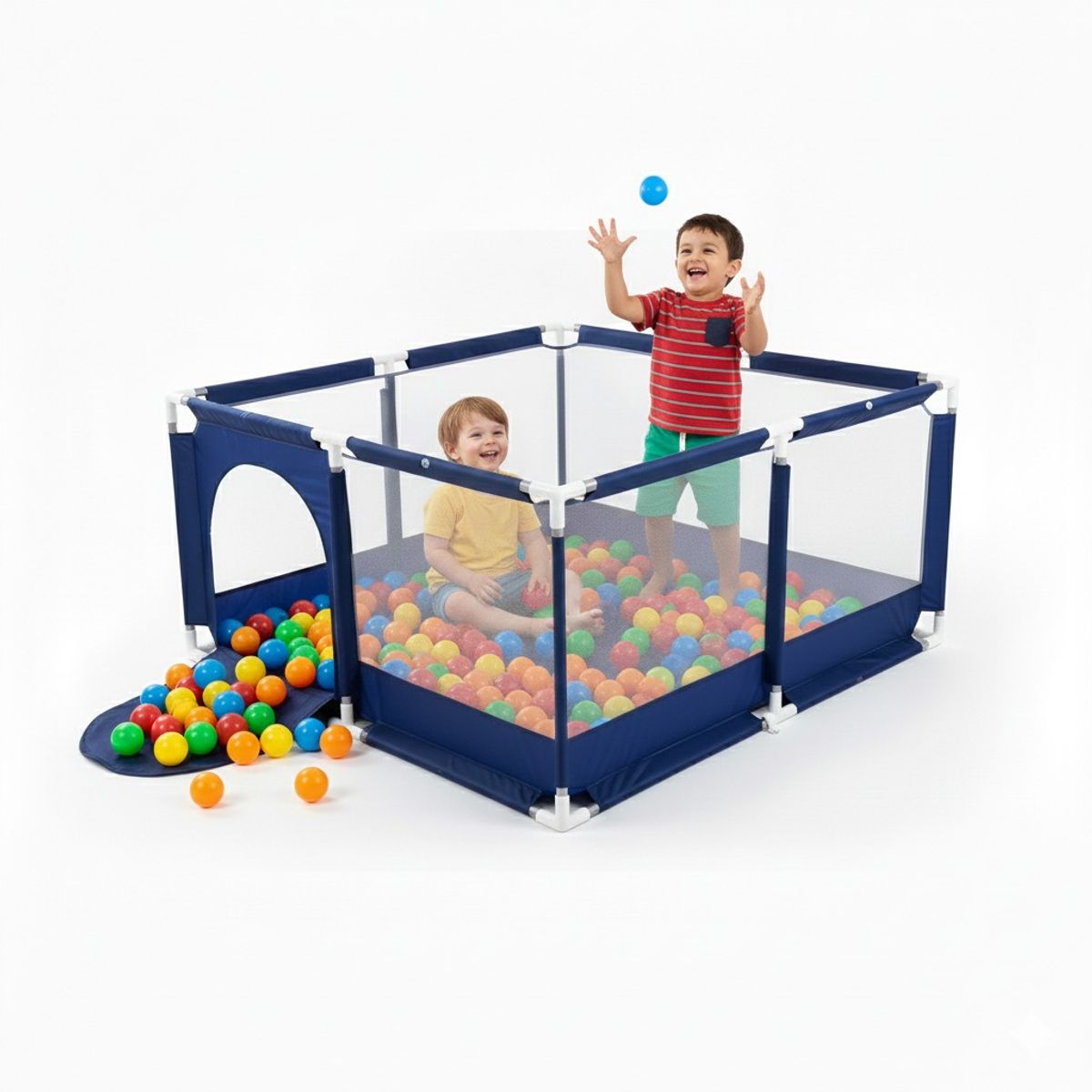 BABY ON - Corral piscina con pelotas para bebe