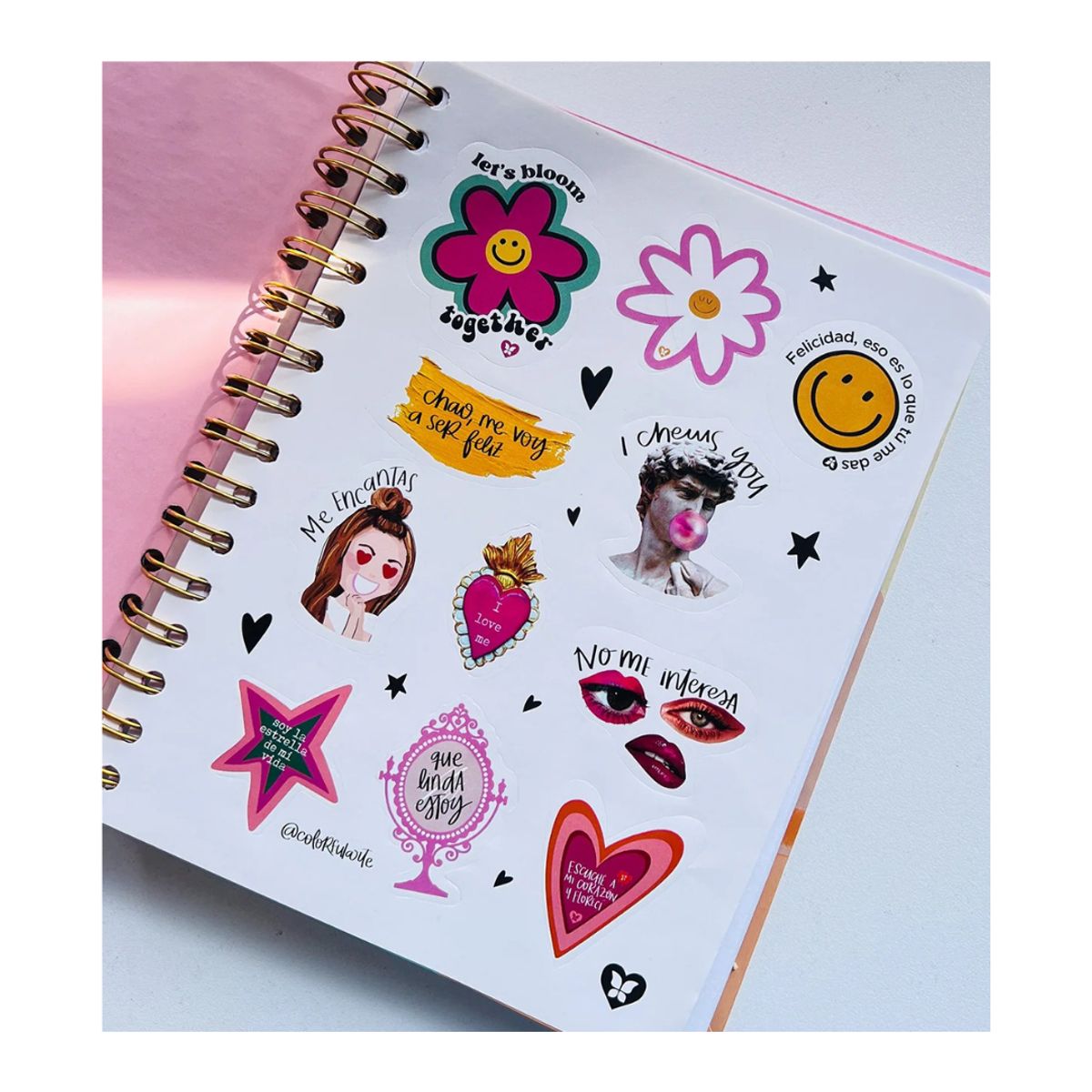 GENERAL - Cuaderno 5 Materias Agenda Cuadriculado Pasta Dura Hecho A Mano En Colombia