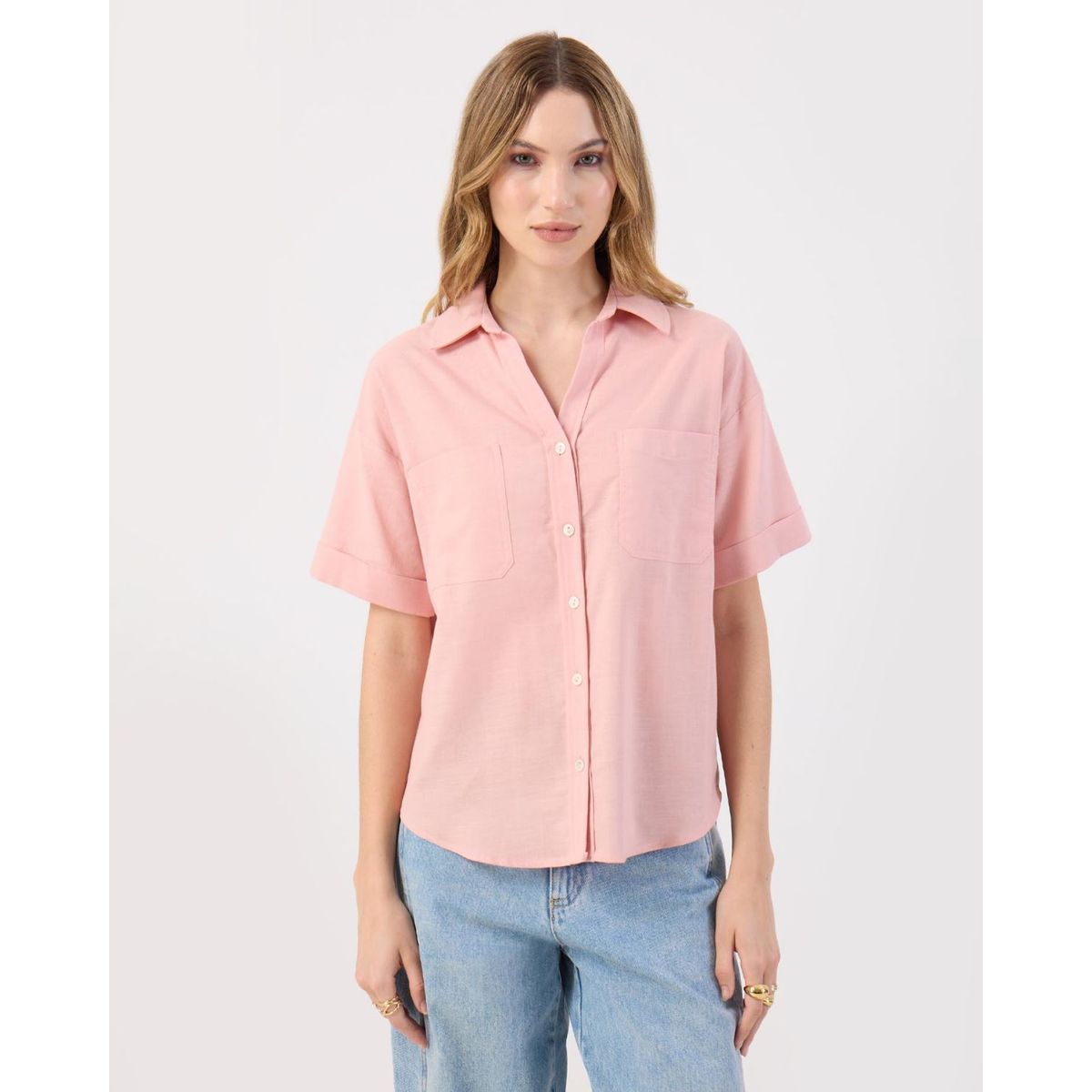 PATPRIMO - Camisa  De Mujer Manga Corta Marca Patprimo #30010758-20519