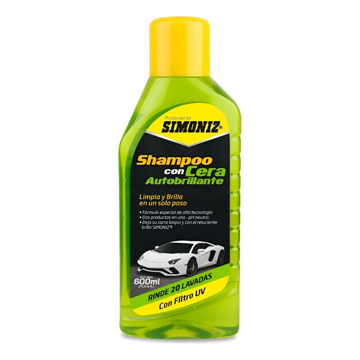 GENERICO - Shampoo Lavado Automovil Cera Autobrillante Quita Suciedad