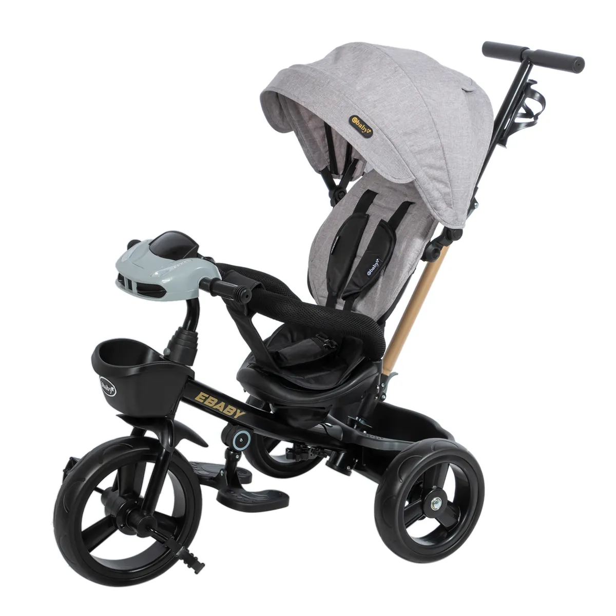 EBABY - Triciclo Paseador EB390A  GRIS