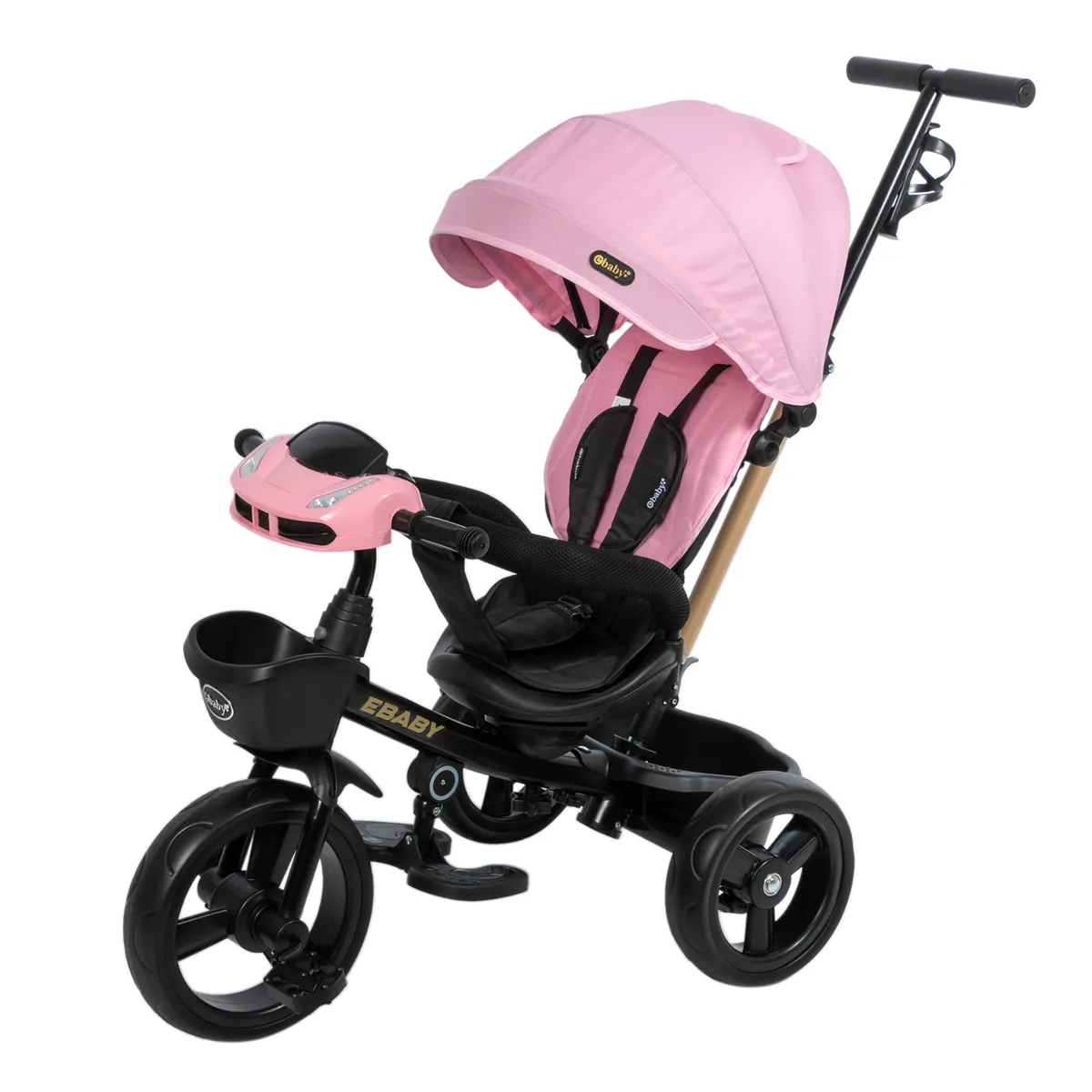 EBABY - Triciclo Paseador EB390A  ROSA