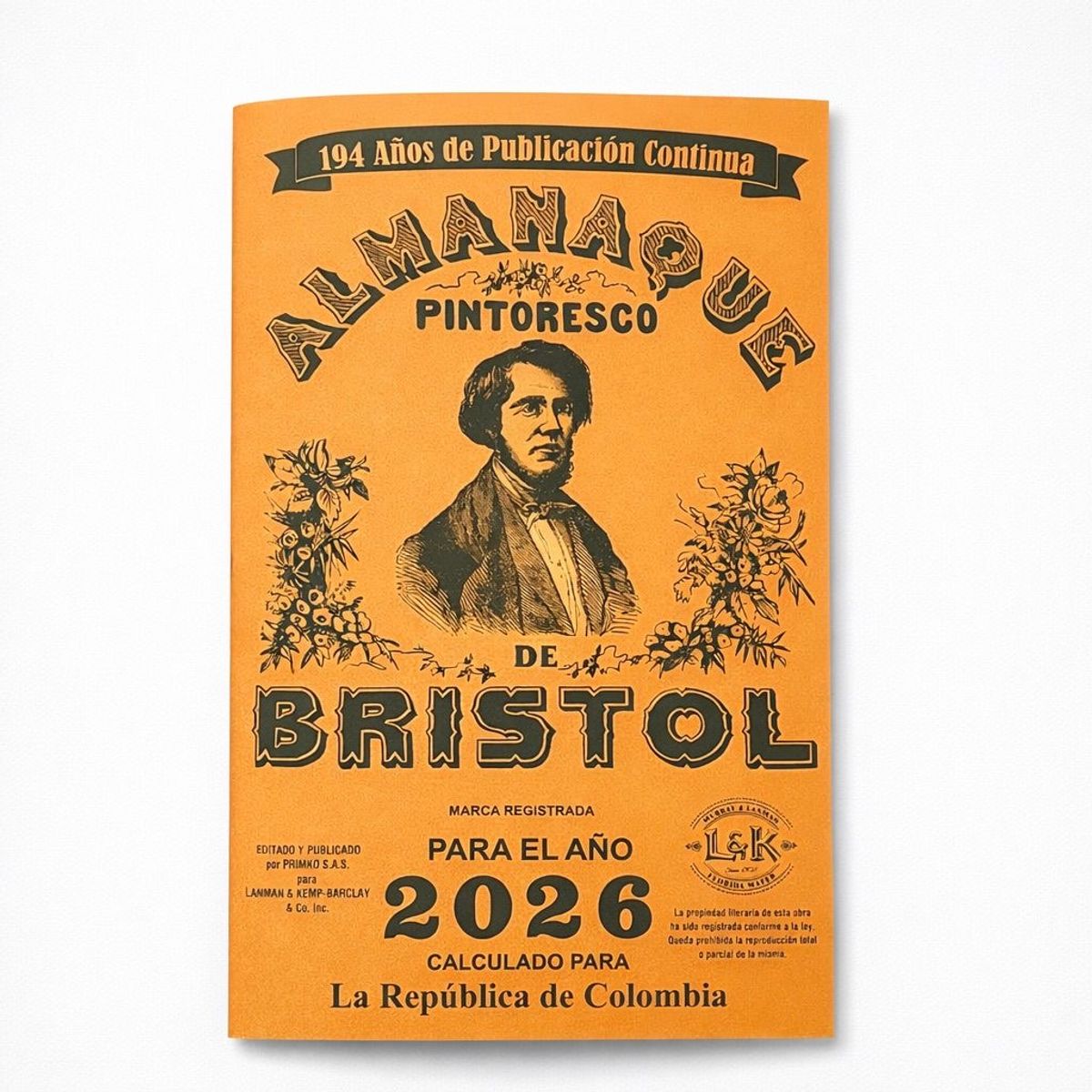 GENERICO - Calendario Almanaque Pintoresco Bristol 2026