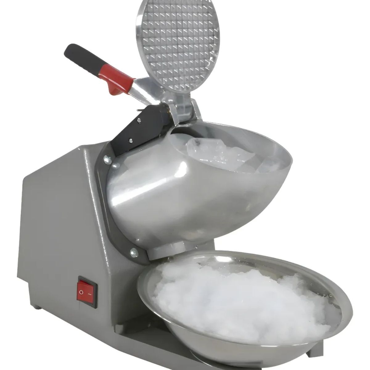 GENERICO - Maquina Pica Hielo Raspados Cholados Triturador De Hielo Metal 110v DE TRIPLE CUCHILLA