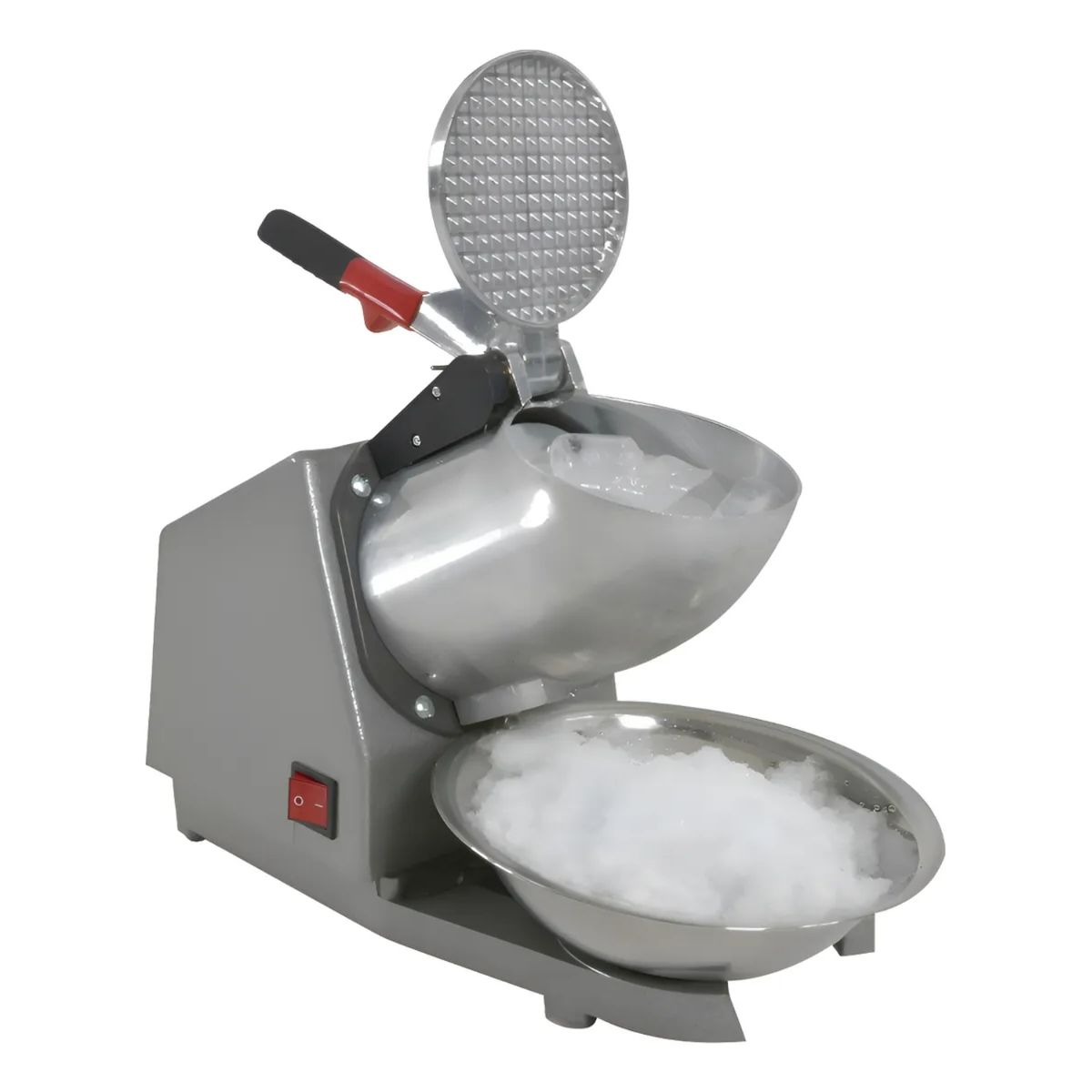 GENERICO - Maquina Pica Hielo Raspados Cholados Triturador De Hielo Metal 110v DE TRIPLE CUCHILLA