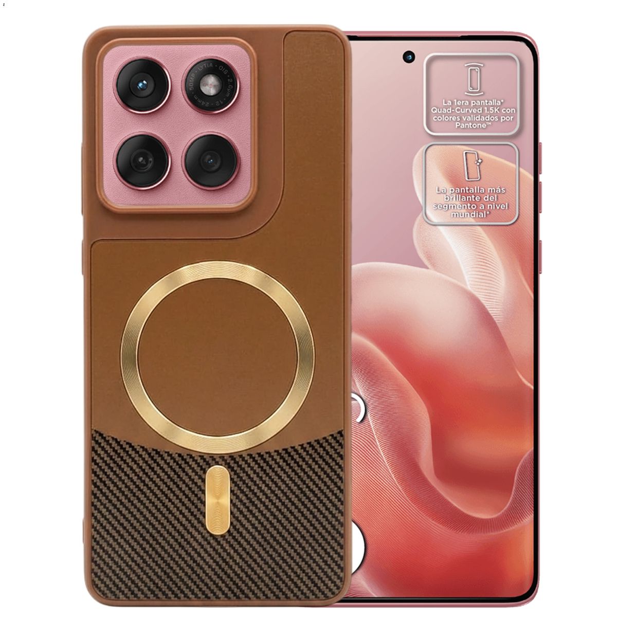 GENERICO - Funda Estuche Carga Magnética Compatible Motorola Edge 60 y 60 Fusion