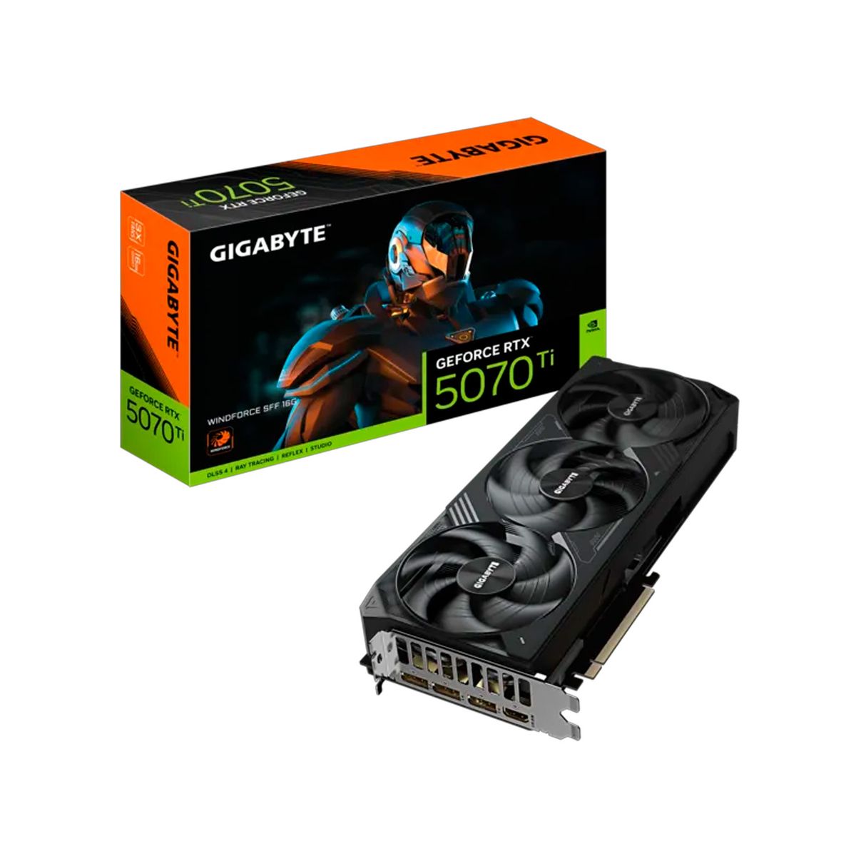 GIGABYTE - Tarjeta De Video Nvidia Geforce Rtx 5070ti 16gb Gigabyte Windforce Oc