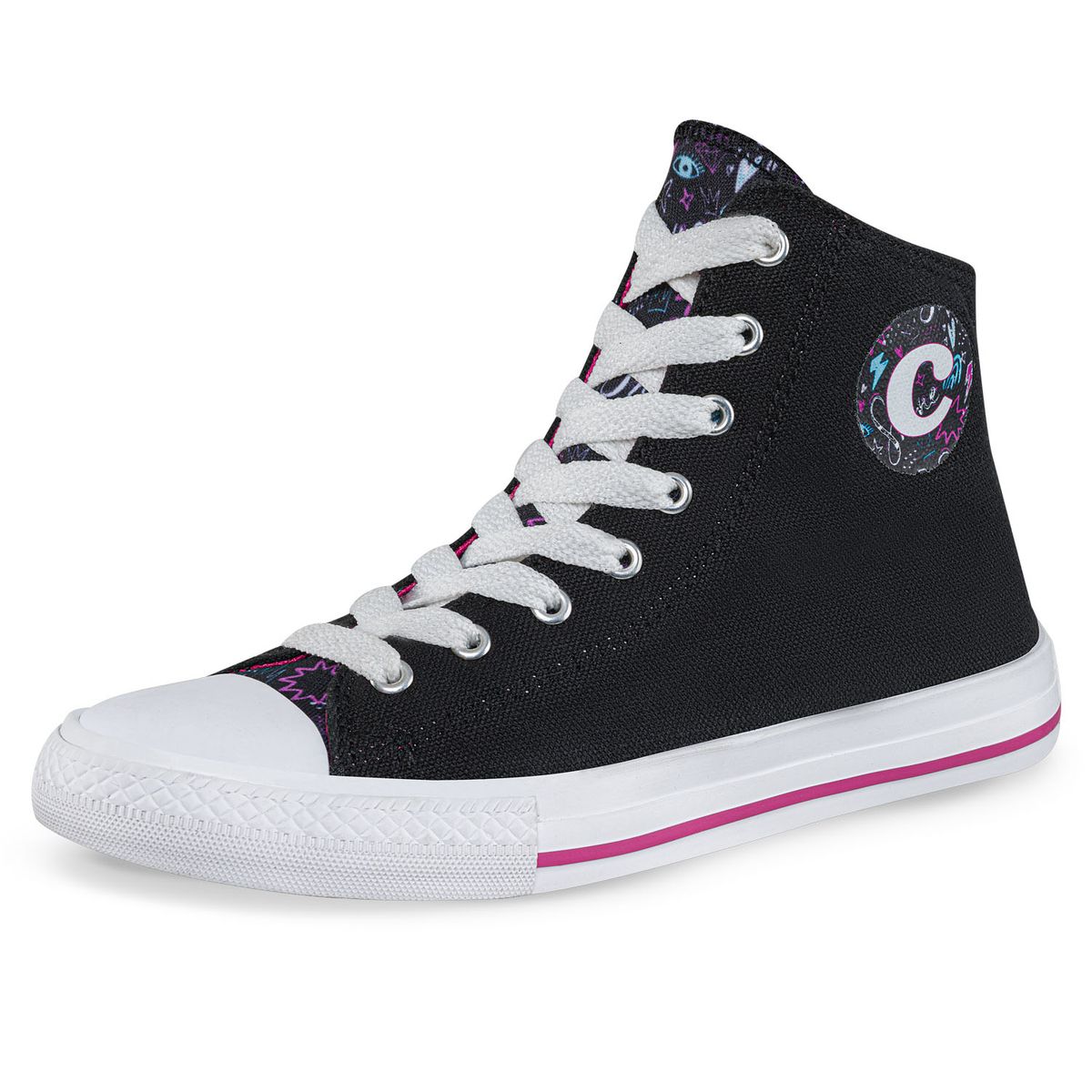CROYDON - Botines Bubbie Alto Negro Croydon para Niña