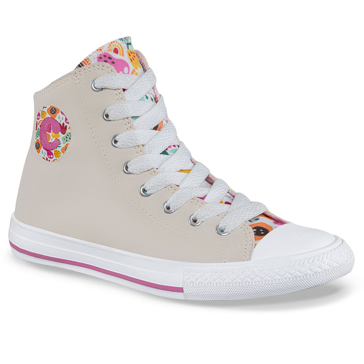CROYDON - Botines Bubbie Alto Beige Croydon para Niña
