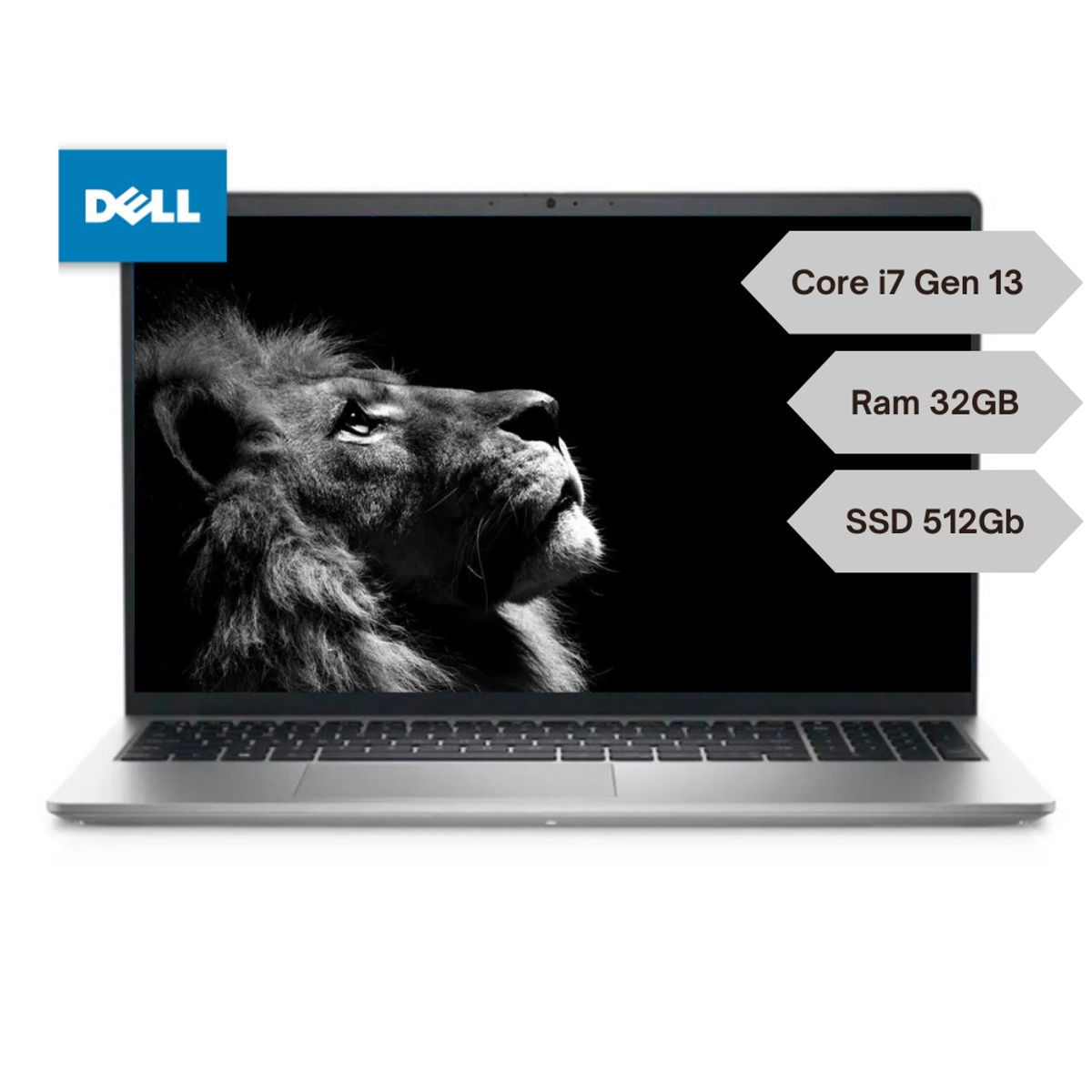 DELL - Portatil Dell Intel Core i7-1355U Ram 32Gb SSD 512Gb 15.6" FHD Win 11