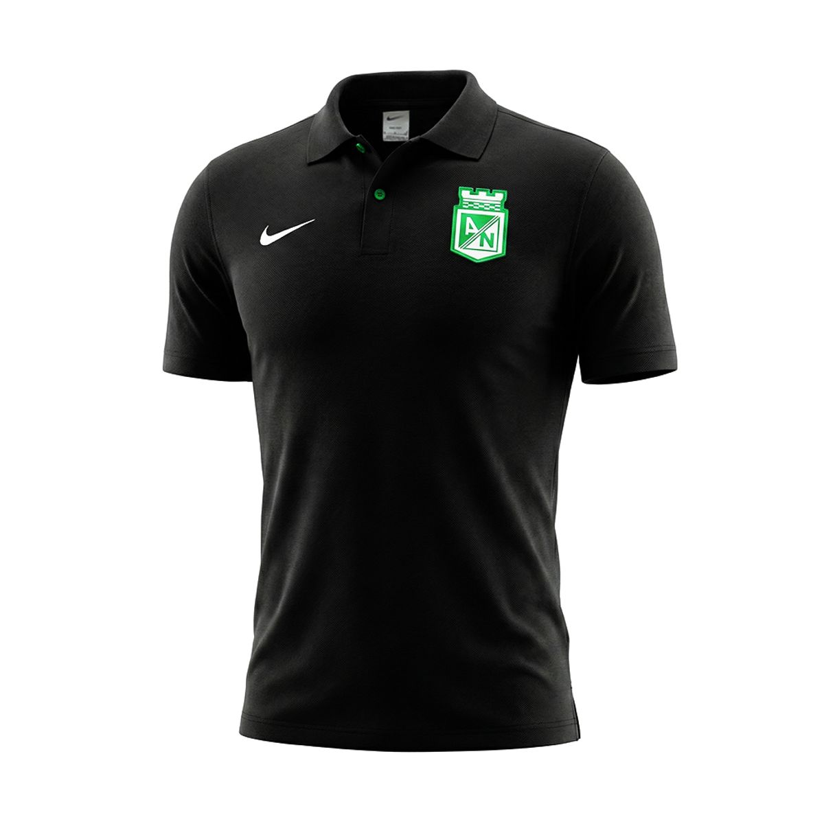 NIKE - camiseta polo Nike Atletico nacional VCTRY SLD Hombre-Negro