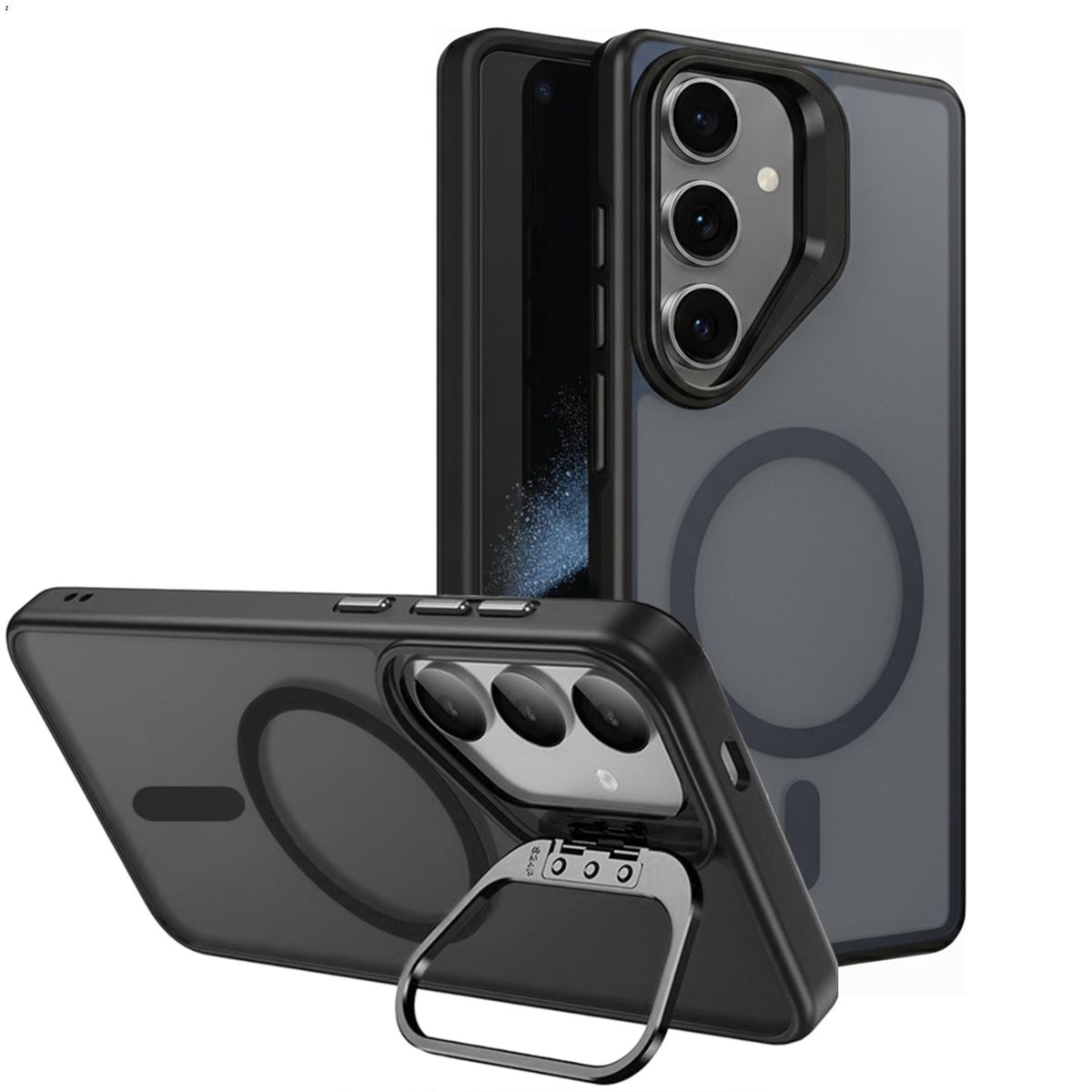 GENERICO - Case Ventana Soporte Y Carga Inalámbrica Compatible Samsung S25 FE