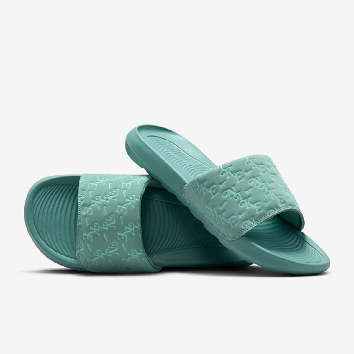 NIKE - Sandalias Nike Mujer Victori One Slide Print HQ7022-002 Verde
