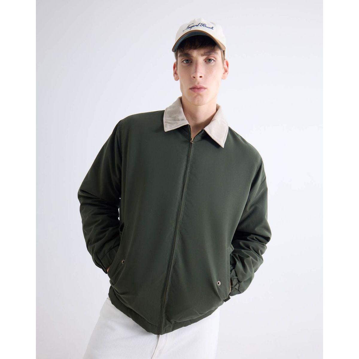 SEVEN SEVEN - Chaqueta  Para Hombre Bomber Color Verde Marca Seven Seven #45080487