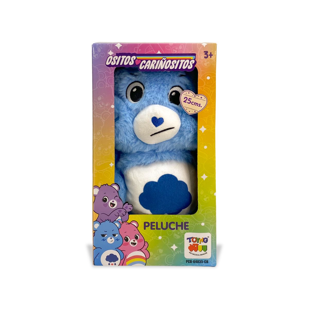 TOYNG - Peluche Gruñosito Azul 25 Cm en Caja – Ositos Cariñositos
