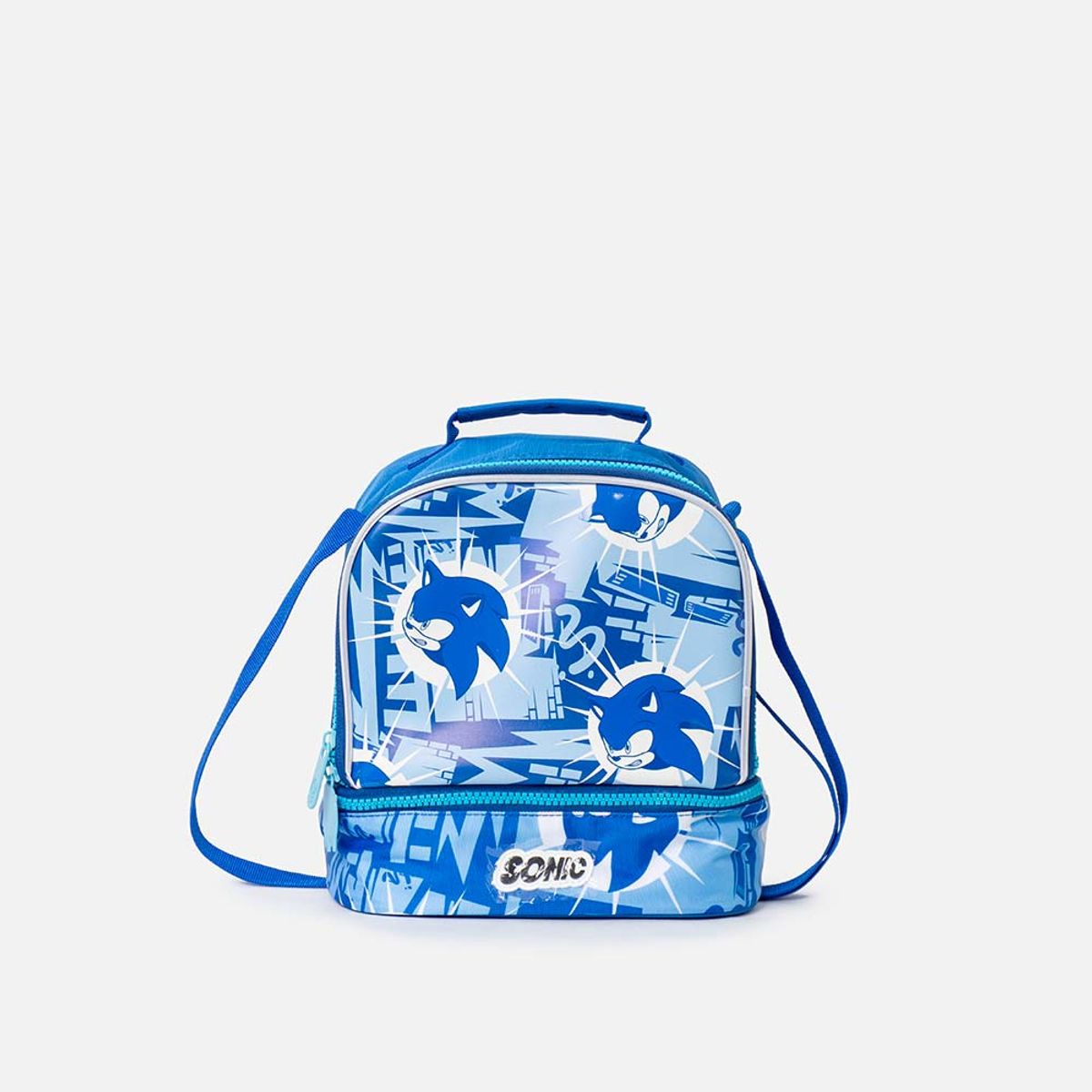 SONIC - Lonchera de Sonic azul para niño