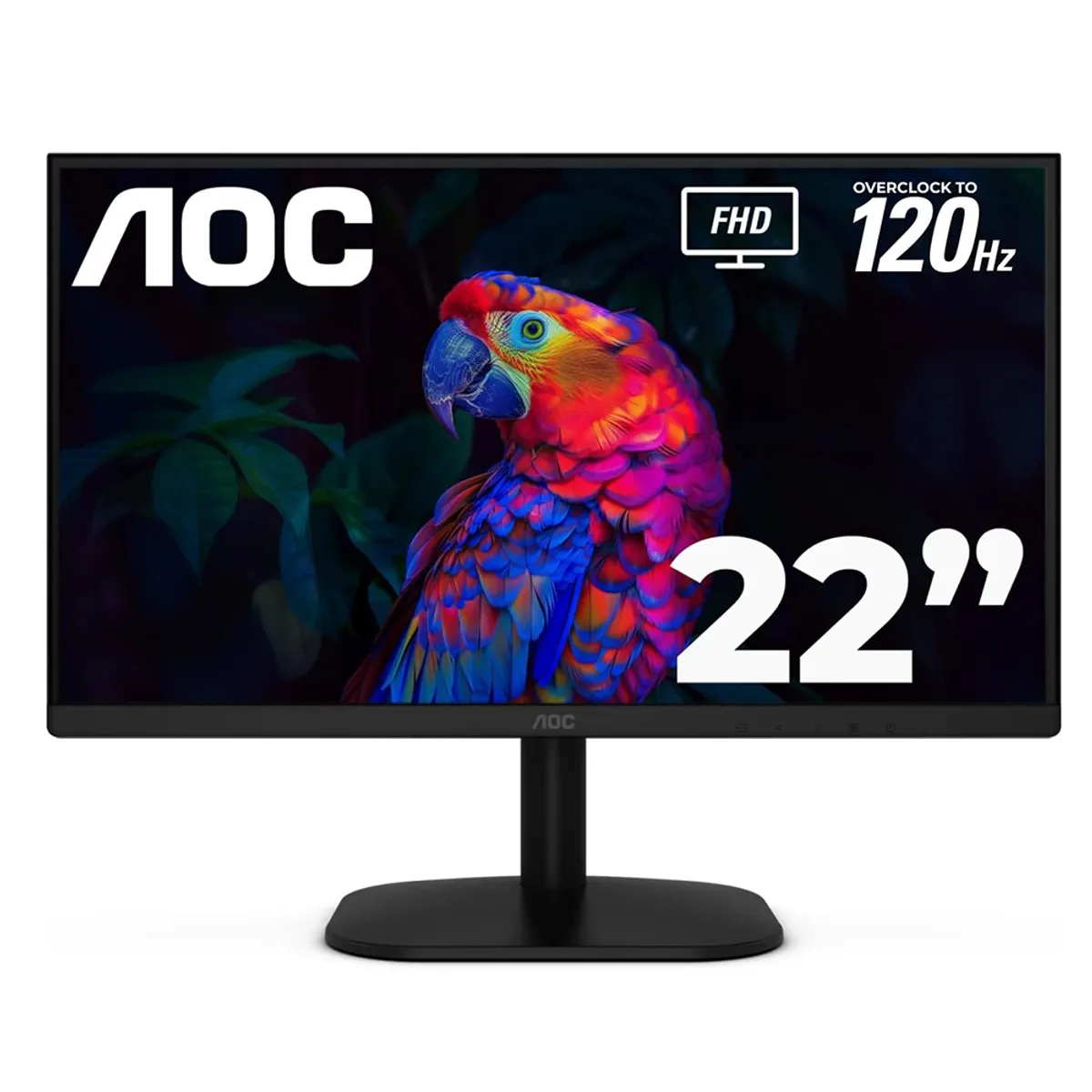 AOC - Monitor AOC 22B35HM23 Plano 22 LED Full HD 120Hz 1ms Negro