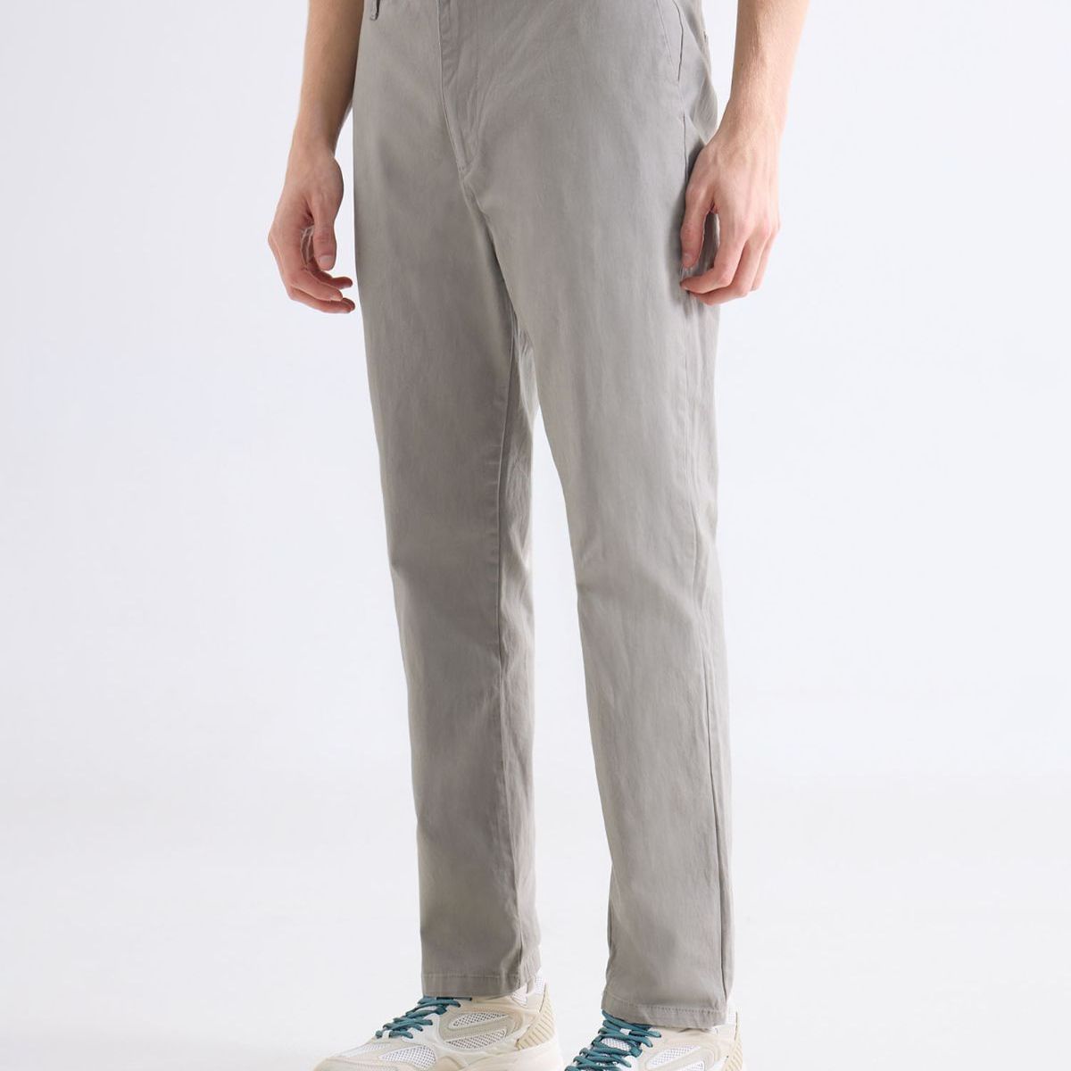 SEVEN SEVEN - Pantalón Chino Regular  Para Hombre Gris Seven Seven