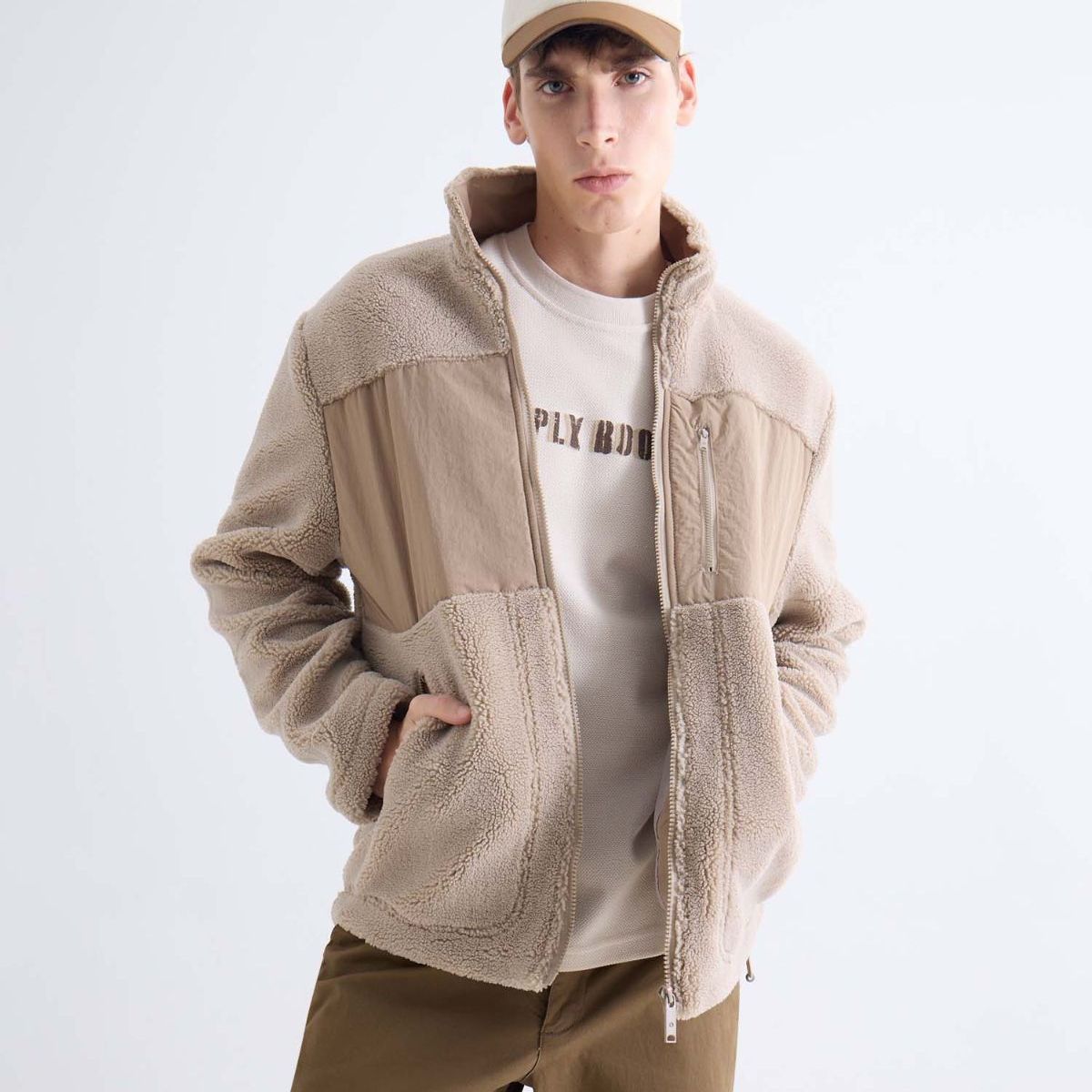 SEVEN SEVEN - Chaqueta  Para Hombre Trucker Color Beige Marca Seven Seven #45080499