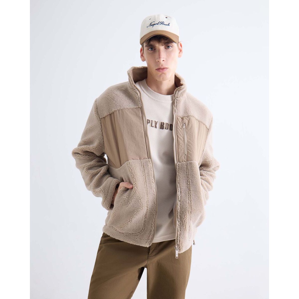 SEVEN SEVEN - Chaqueta  Para Hombre Trucker Color Beige Marca Seven Seven #45080499