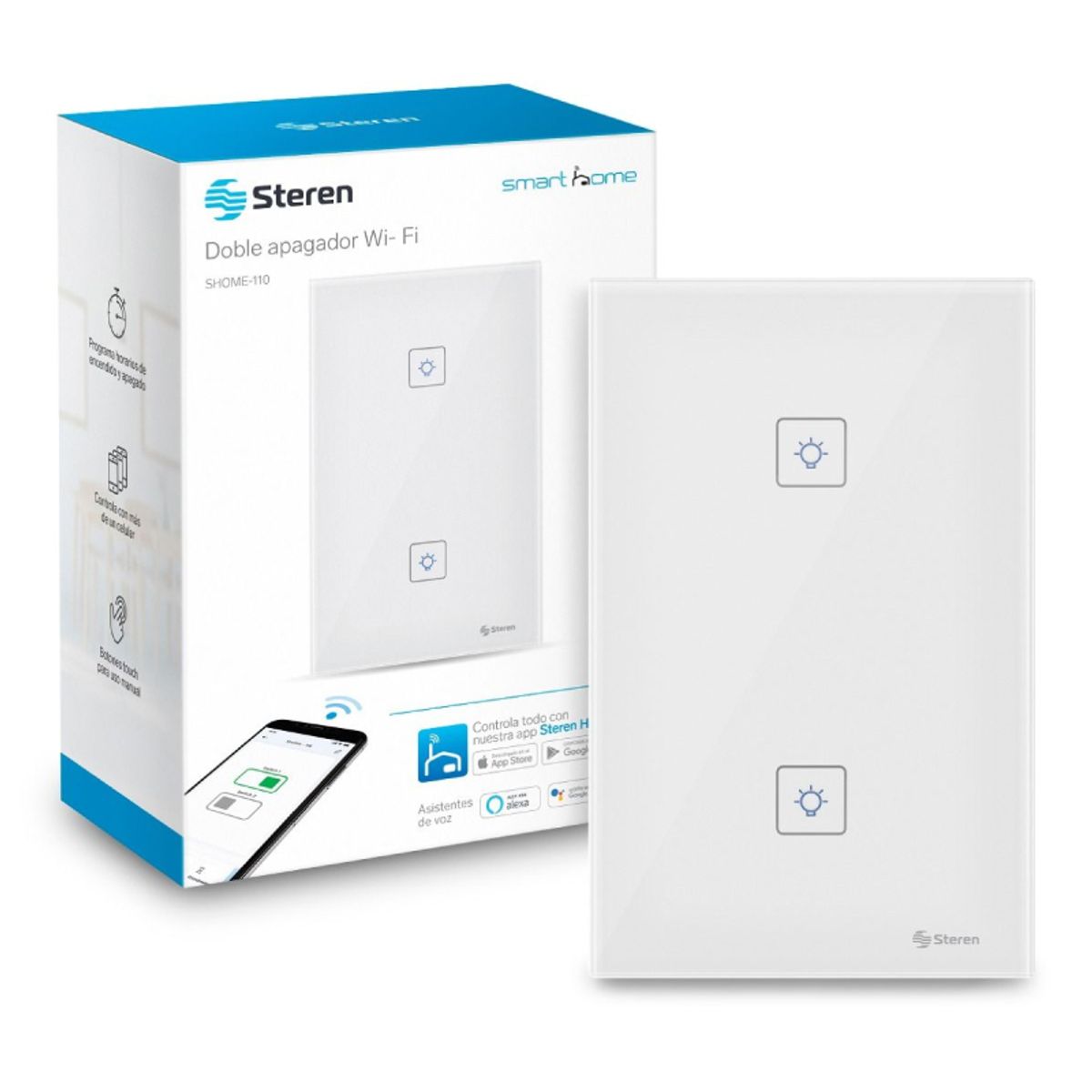 STEREN - APAGADOR STEREN  DOBLE WIFI
