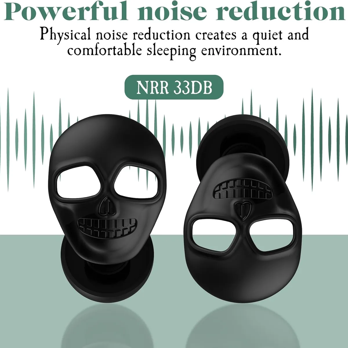 BOUN - Protector Auditivo Dormir Tapa Oidos Tapones Antiruido 24dB Tallas S M L Estuche