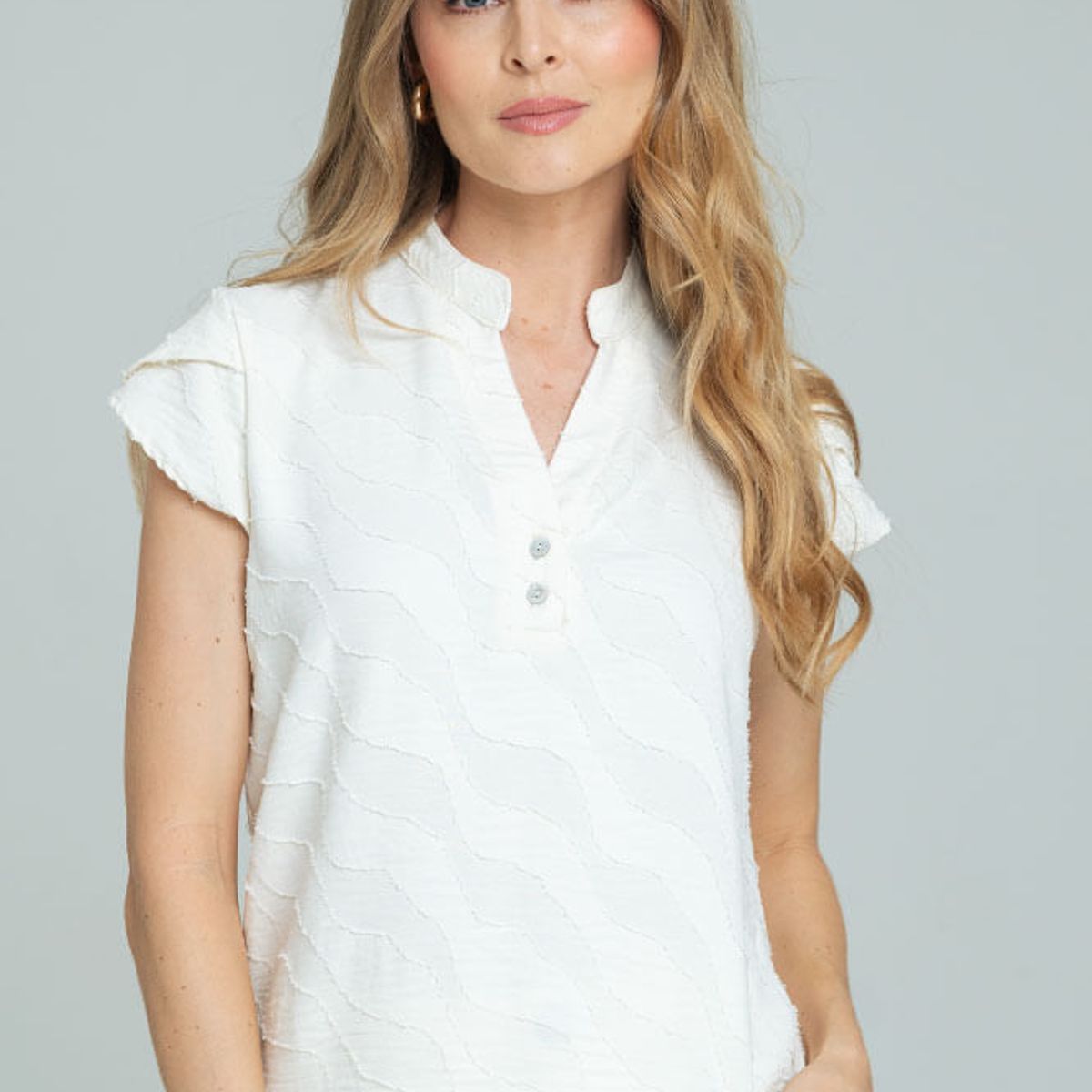 RAGGED - Blusa marsella Marfil Ragged
