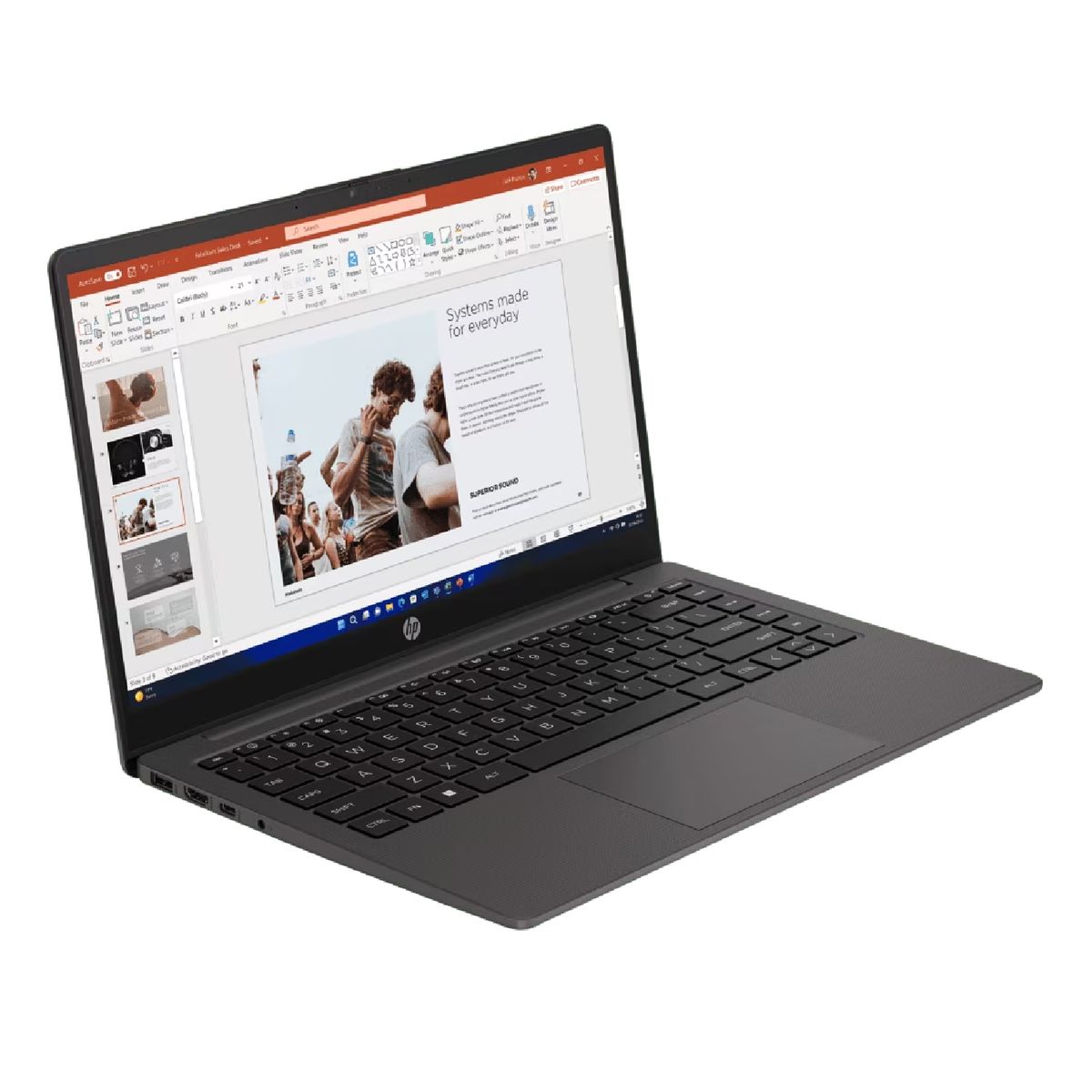 HP - Portátil HP 245 G10 Ryzen 5 7530U 8GB 512GB HD 14