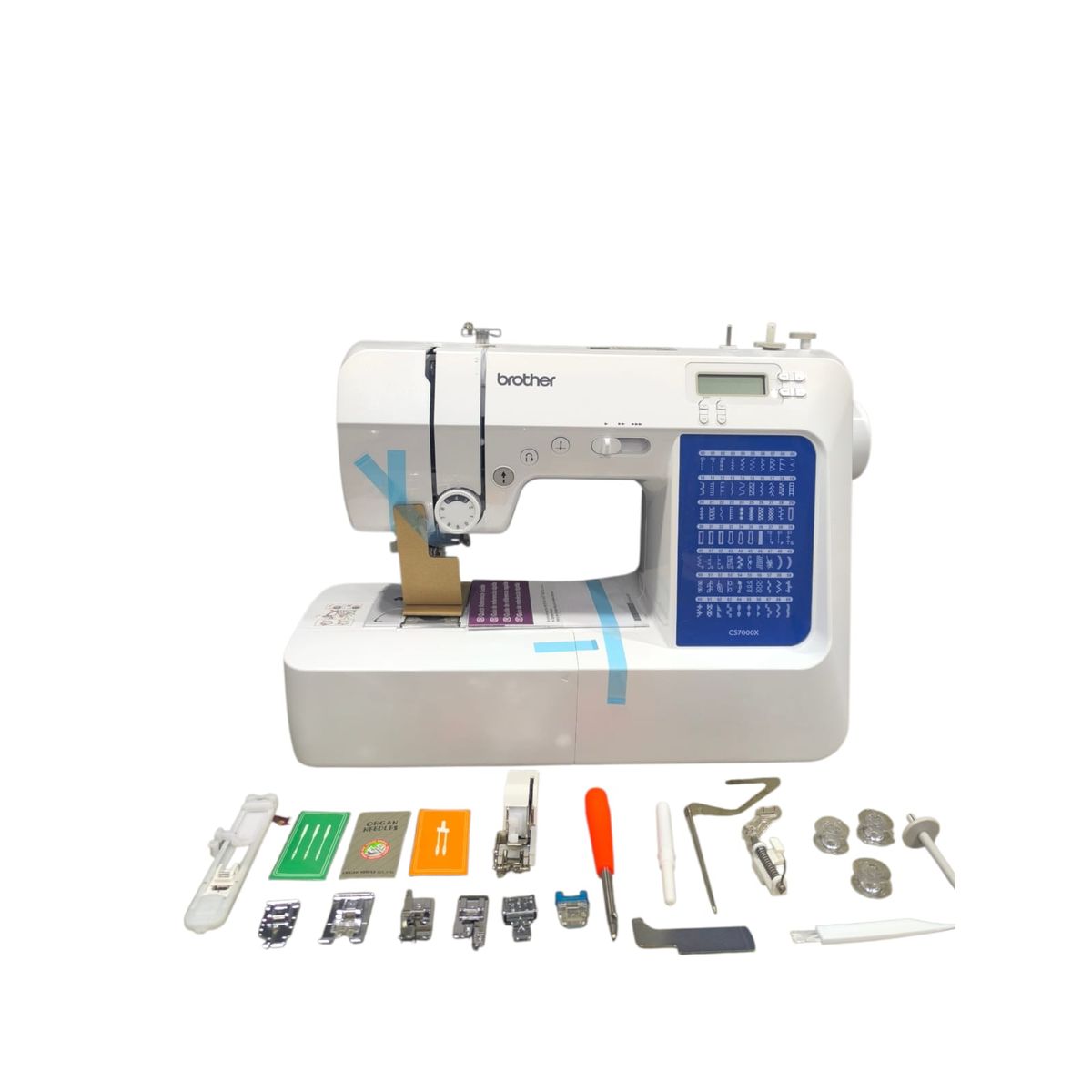 BROTHER - Brother Cs7000x Máquina De Coser Computarizada Blanca