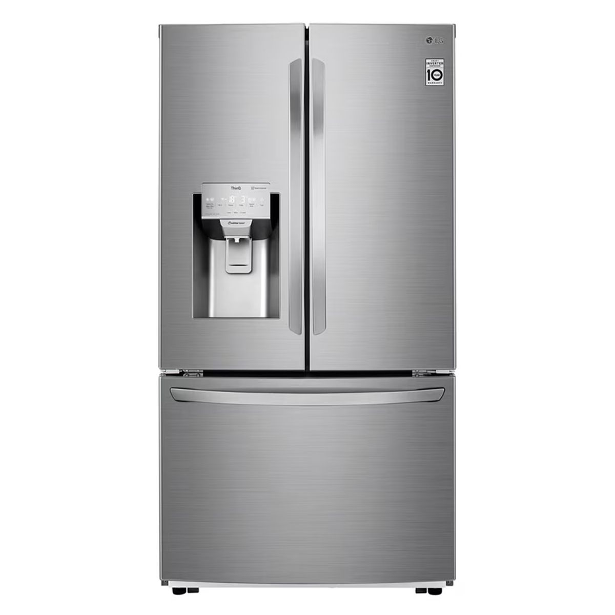 LG - Nevecón LG French Door 793 L ThinQ™ Color Plata GM78SGP.APZCCLM