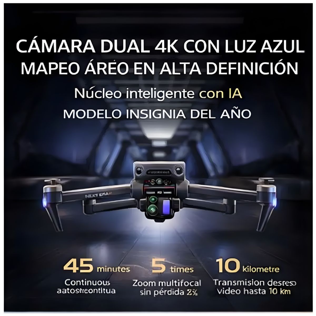 GENERICO - Drone Profesional P7 Max Doble Cámara 4k Uhd Wifi 24ghz
