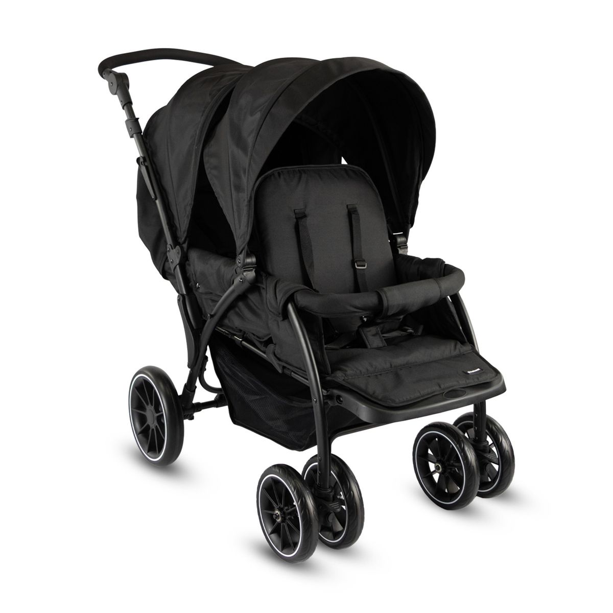 BEBESIT - Coche Gemelar Bivo Premium Black