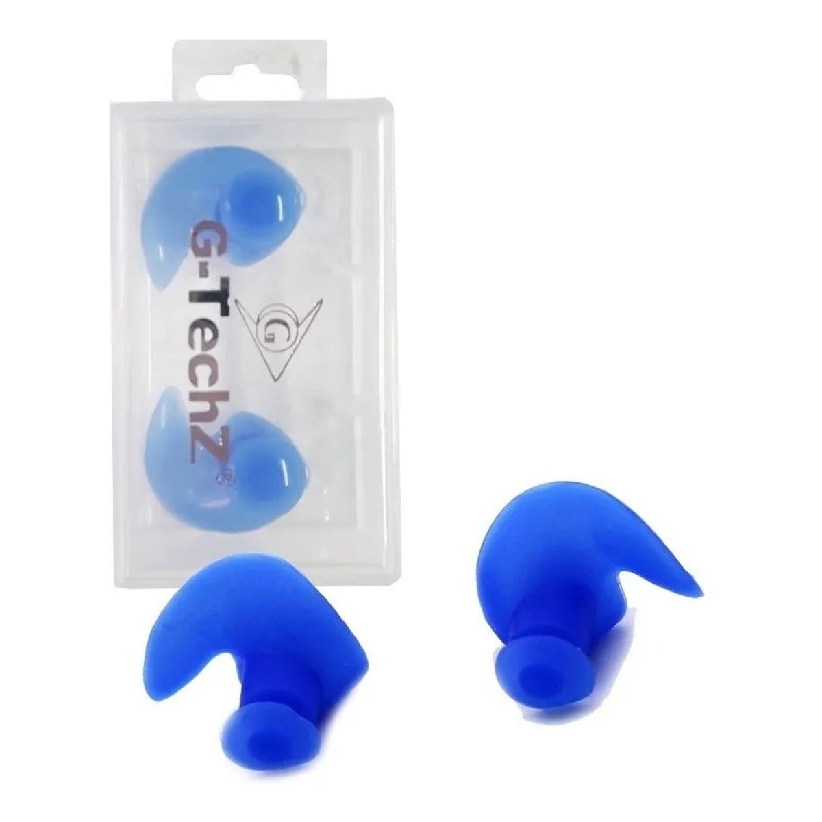 GENERICO - Tapa Oídos En Silicona Para Natación Agua Con Estuche 1 Par