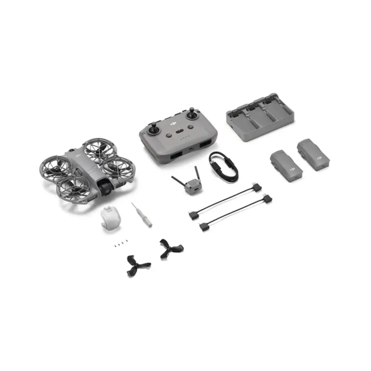 DJI - DJI NEO 2 FLY MORE COMBO RC-N3 (CONTROL SIN PANTALLA, 3 BATERIAS, HUB DE CARGA
