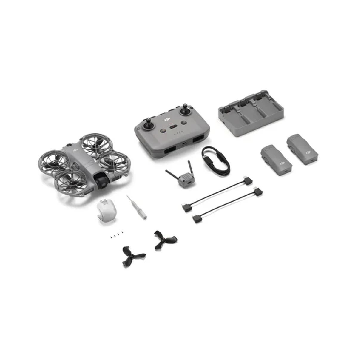 DJI - DJI NEO 2 FLY MORE COMBO RC-N3 (CONTROL SIN PANTALLA, 3 BATERIAS, HUB DE CARGA