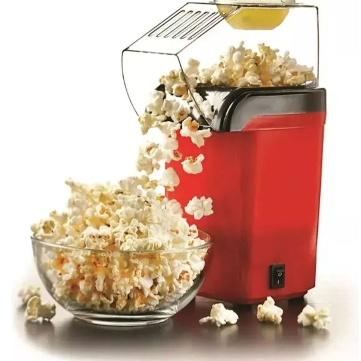 GENERICO - MINI CRISPETERA ELÉCTRICA ROJA  PALOMITAS SALUDABLES EN MINUTOS