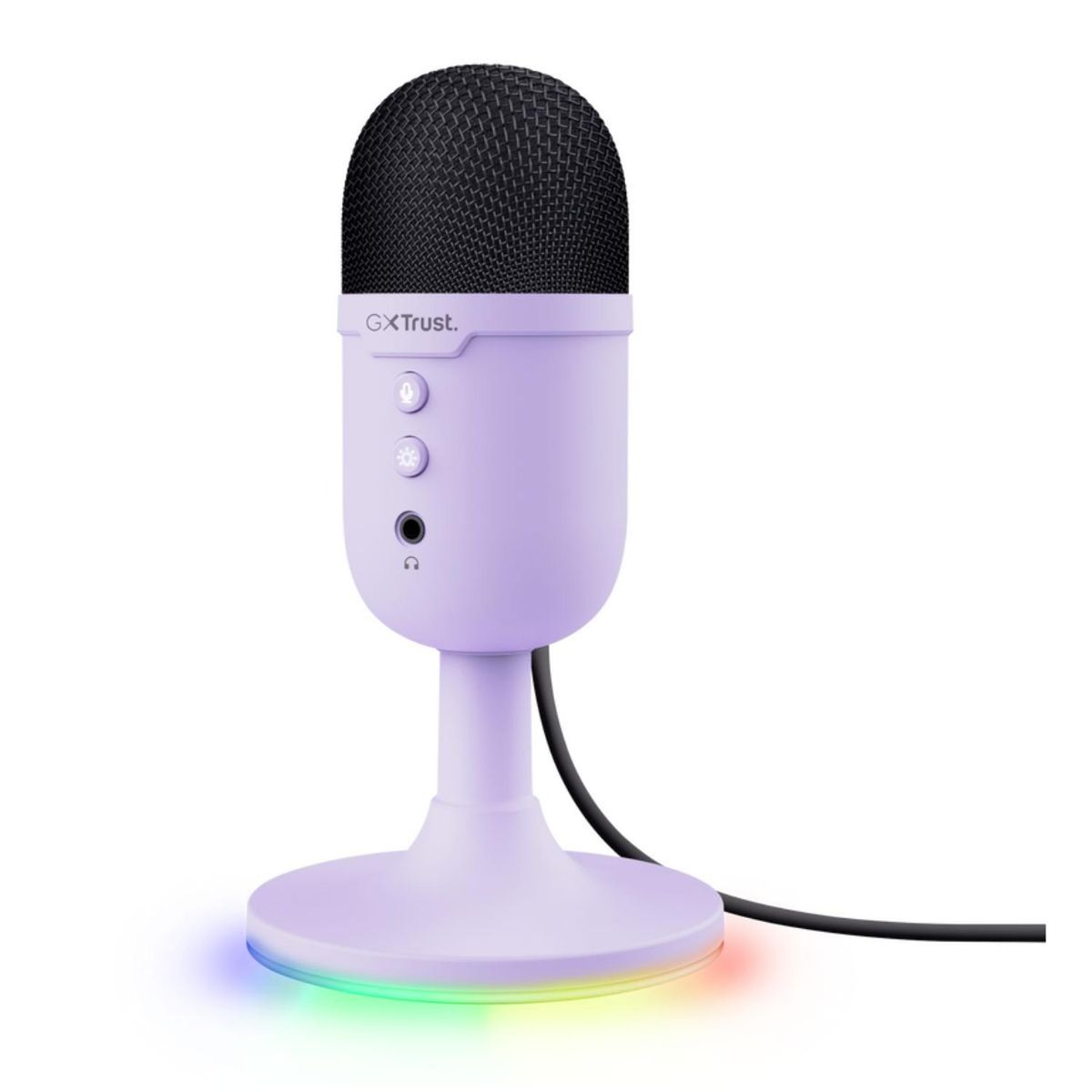 TRUST - Micrófono Trust Gxt 234 Yunix Streaming Usb Purpura
