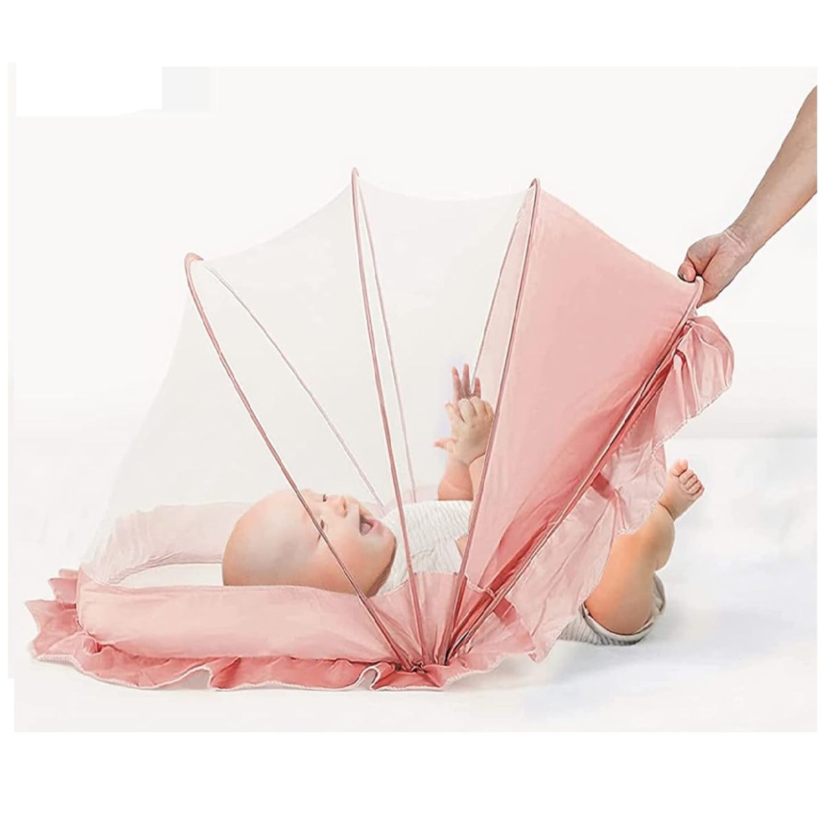 MUNDO BEBE - Mosquitero Toldillo Para Bebe Plegable Portátil Cuna niña niño