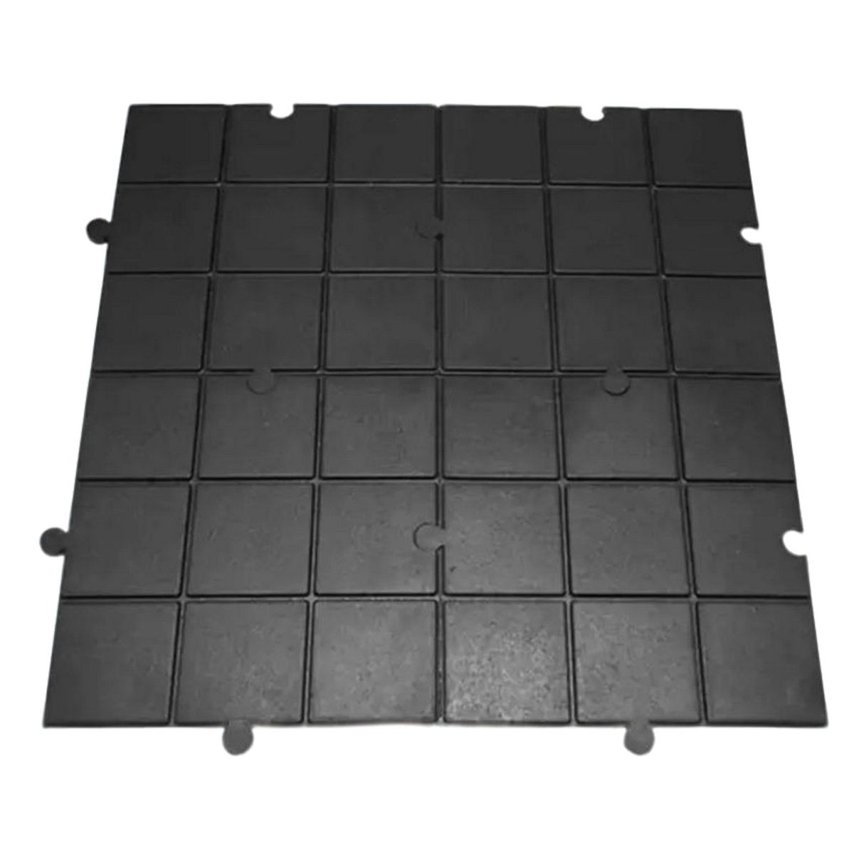 GENERICO - Piso De Caucho Antideslizante Protección Gym x4 M2