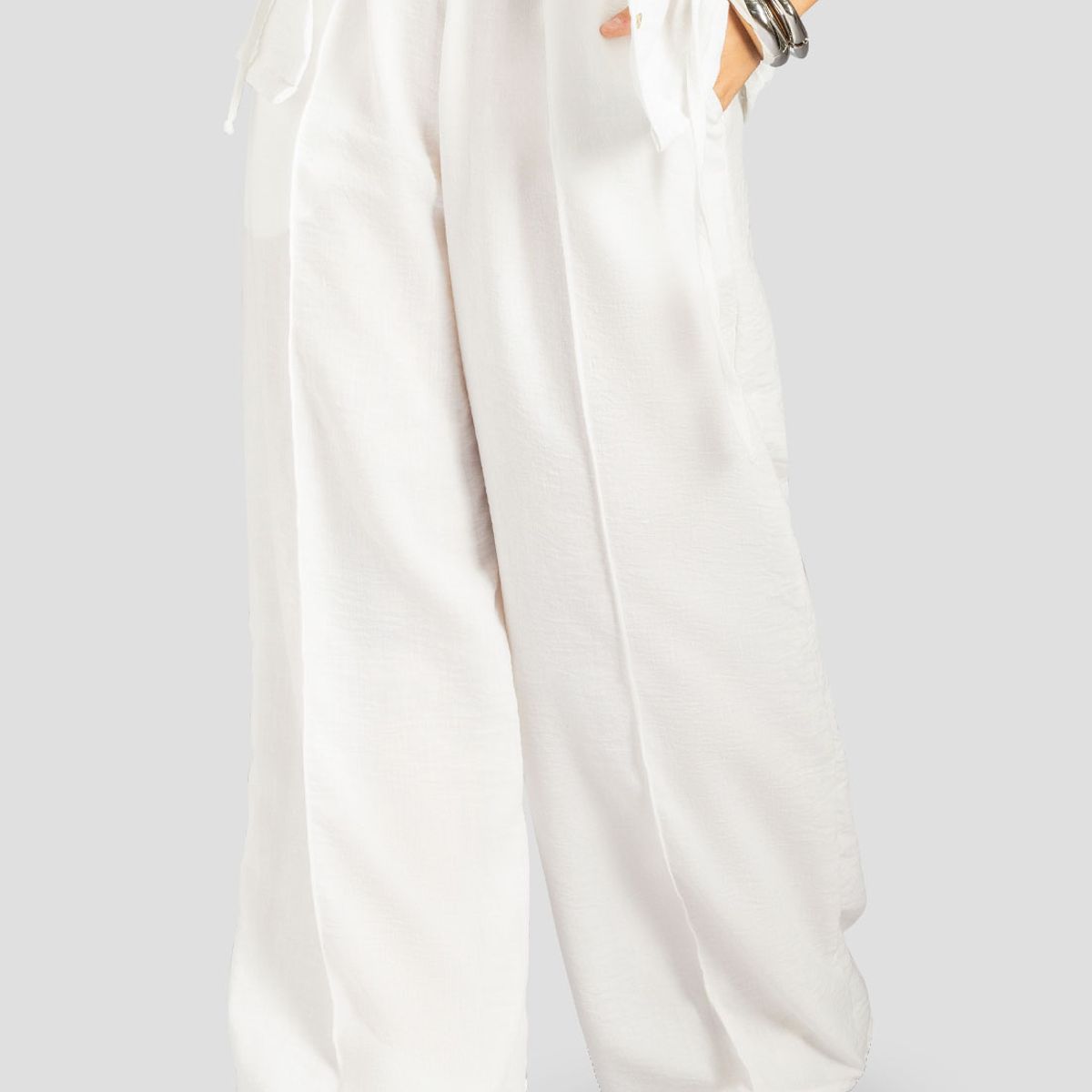 MARKETING PERSONAL - Pantalón Mujer Marfil Mp 113213