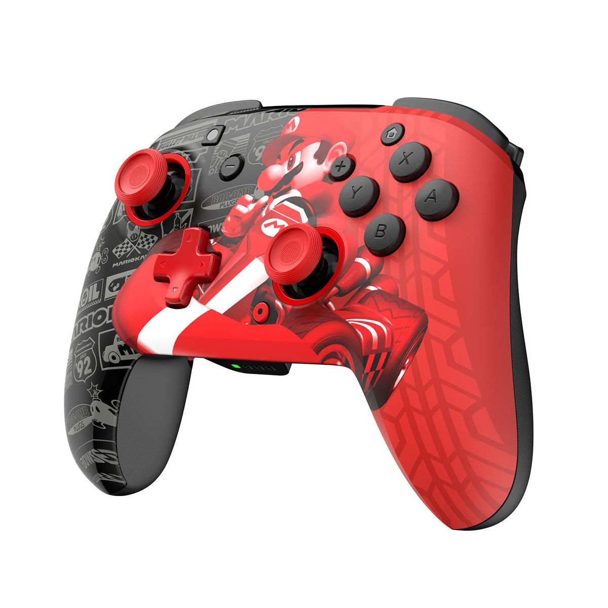 TURTLE BEACH - Control Inalámbrico Pdp Rematch Mario Grand Prix Nsw - Negrorojo