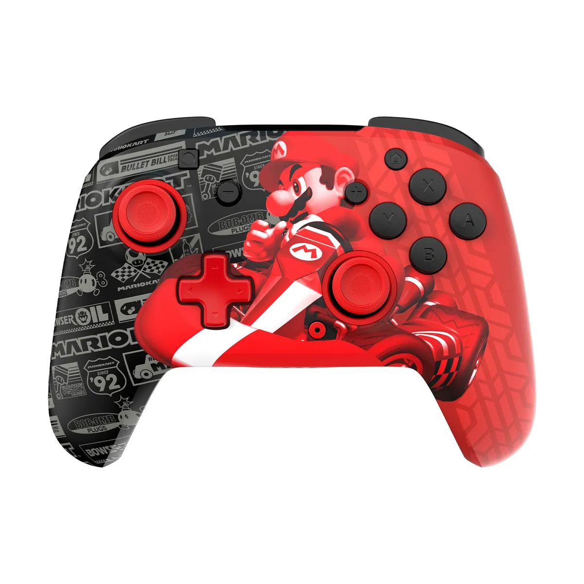 TURTLE BEACH - Control Inalámbrico Pdp Rematch Mario Grand Prix Nsw - Negrorojo