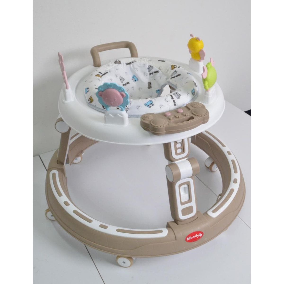 GENERICO - Caminador para Bebé con Silla Giratoria 360° y Bandeja de Juegos