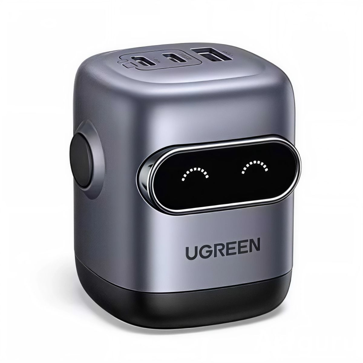 UGREEN - Cargador Ugreen 65 W Nexode Gan - 2 Usb C + 1 Usb A - Rápida