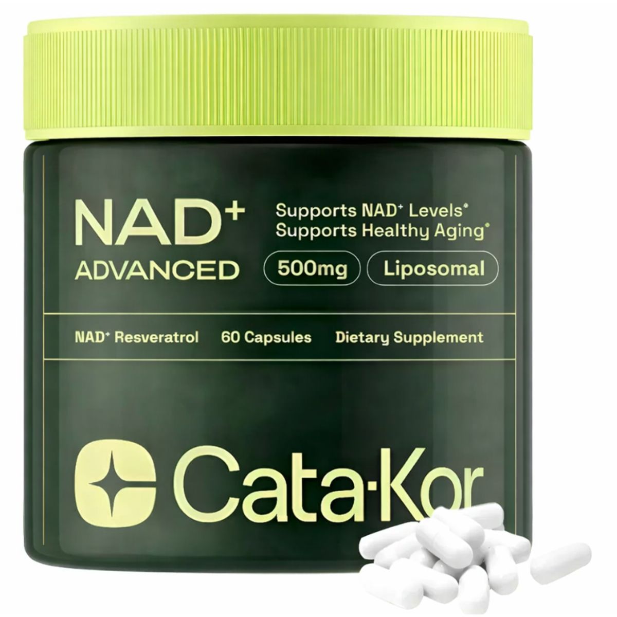 USA - Resveratrol Liposomal Avanzado Cata-kor Nad 60 Reus 500mg